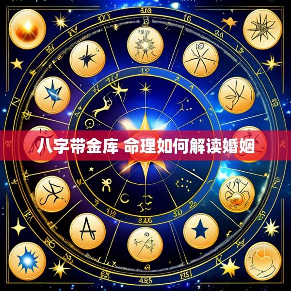 八字带金库 命理如何解读婚姻