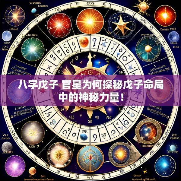 八字戊子 官星为何探秘戊子命局中的神秘力量！