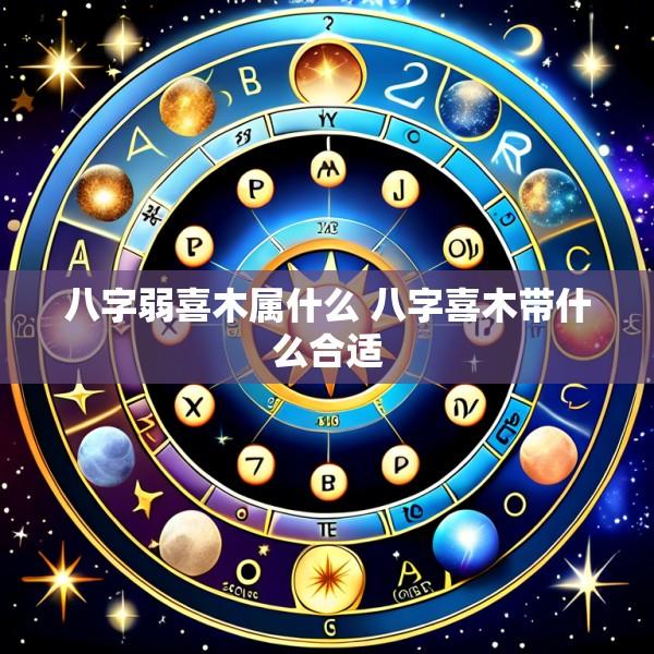 八字弱喜木属什么 八字喜木带什么合适