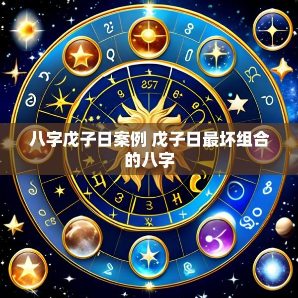 八字戊子日案例 戊子日最坏组合的八字