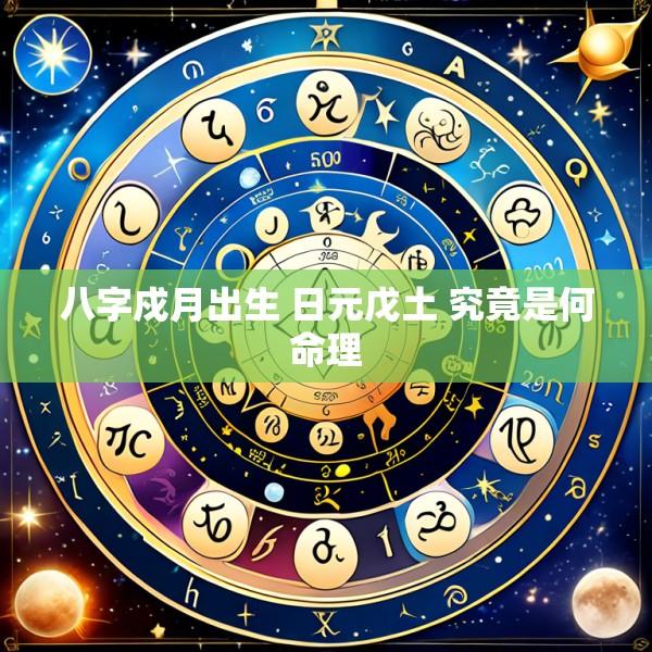 八字戍月出生 日元戊土 究竟是何命理