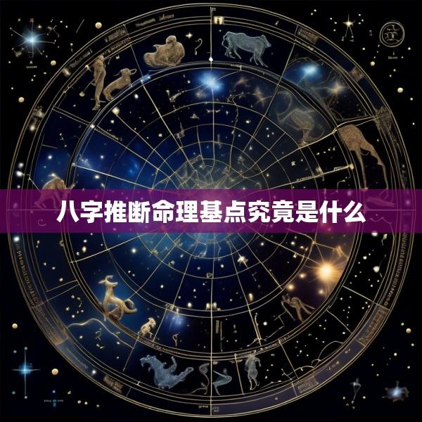 八字推断命理基点究竟是什么