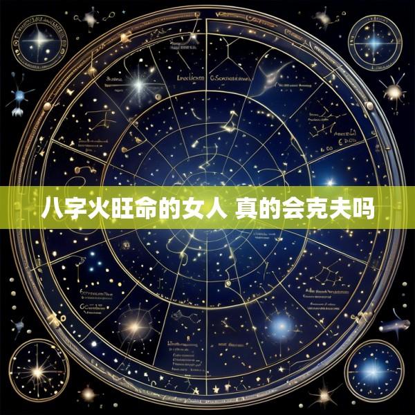 八字火旺命的女人 真的会克夫吗