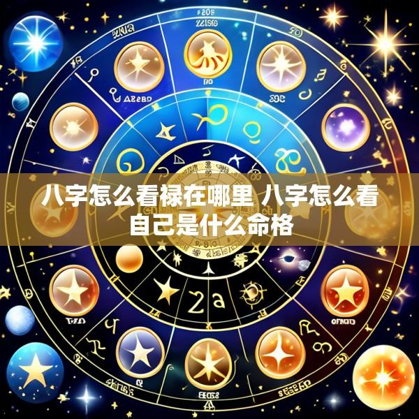 八字怎么看禄在哪里 八字怎么看自己是什么命格