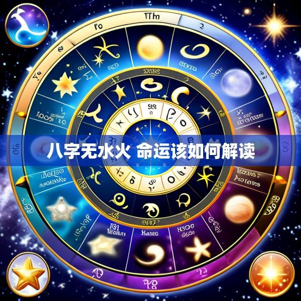 八字无水火 命运该如何解读