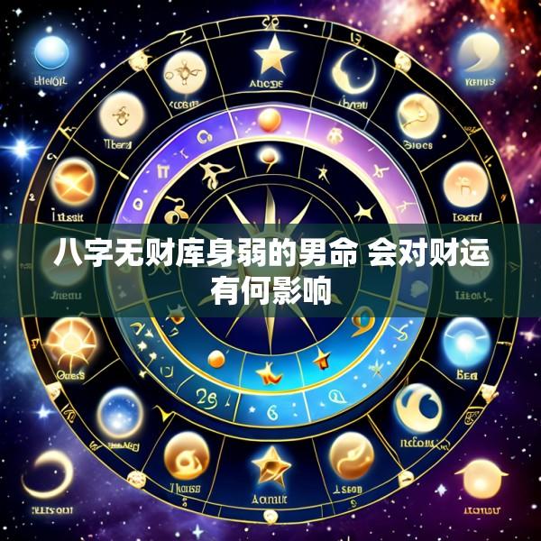 八字无财库身弱的男命 会对财运有何影响