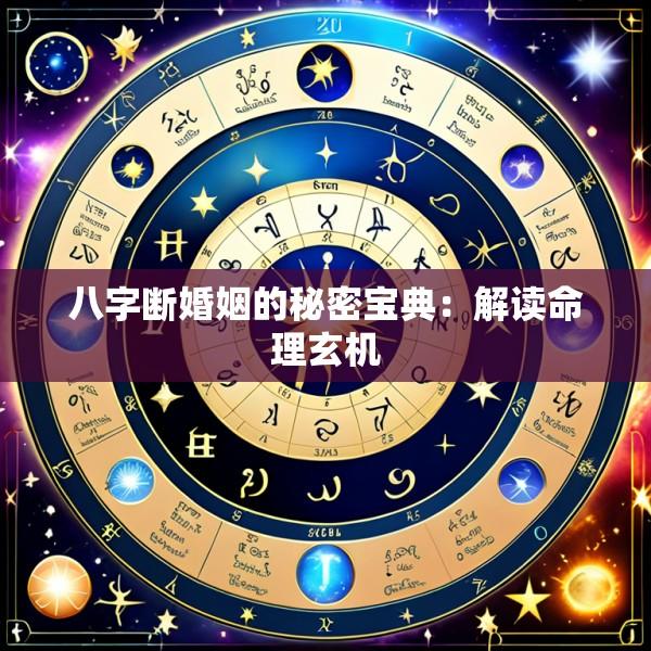 八字断婚姻的秘密宝典：解读命理玄机