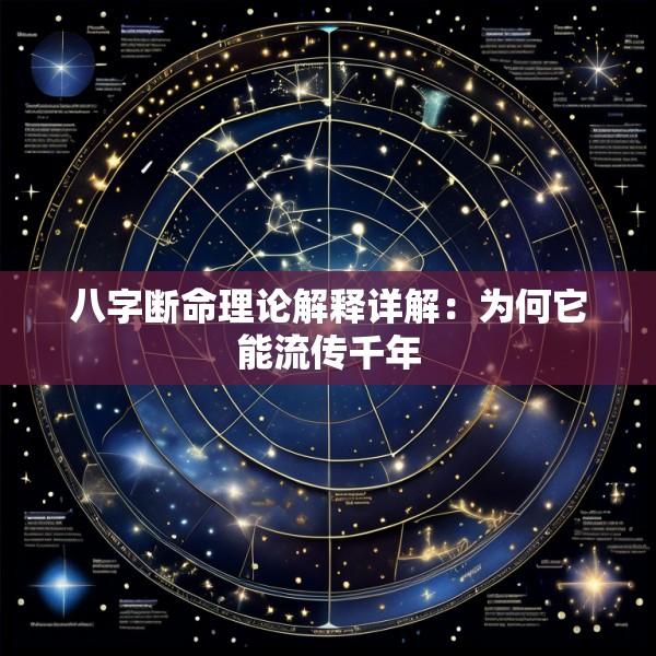 八字断命理论解释详解：为何它能流传千年