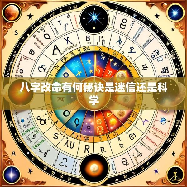 八字改命有何秘诀是迷信还是科学