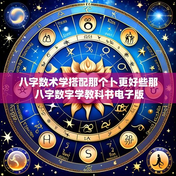 八字数术学搭配那个卜更好些那 八字数字学教科书电子版