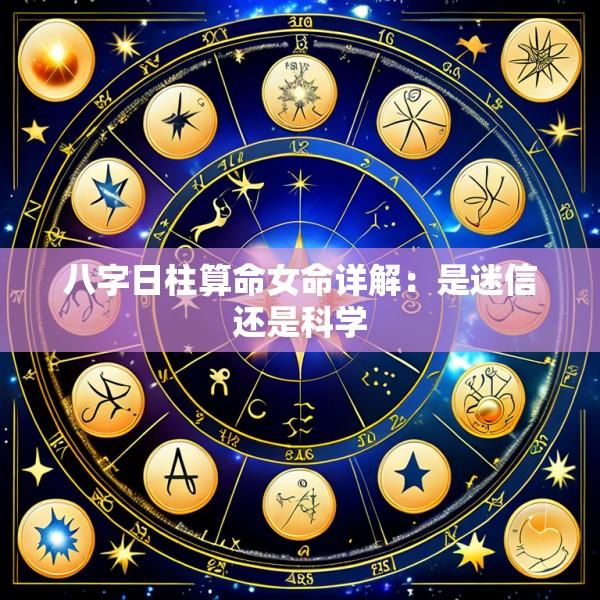 八字日柱算命女命详解：是迷信还是科学