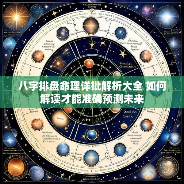 八字排盘命理详批解析大全 如何解读才能准确预测未来