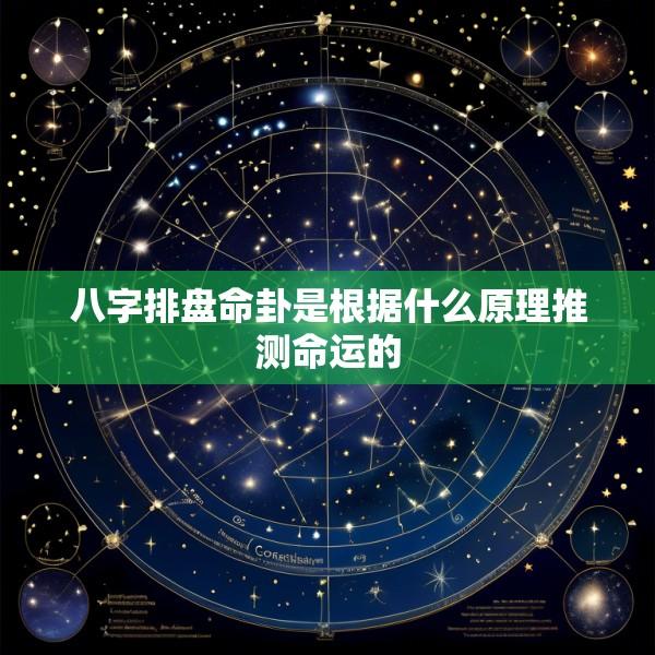 八字排盘命卦是根据什么原理推测命运的