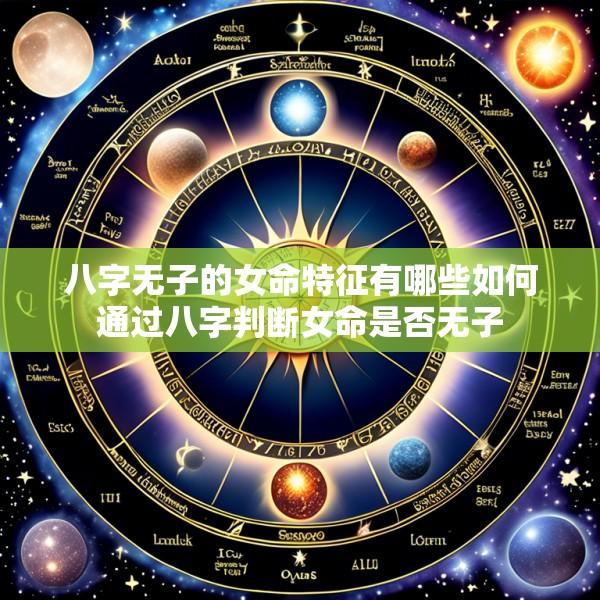 八字无子的女命特征有哪些如何通过八字判断女命是否无子
