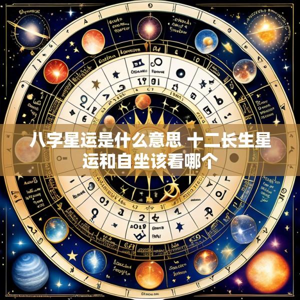 八字星运是什么意思 十二长生星运和自坐该看哪个