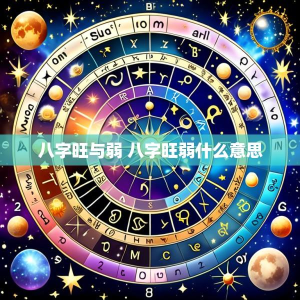 八字旺与弱 八字旺弱什么意思