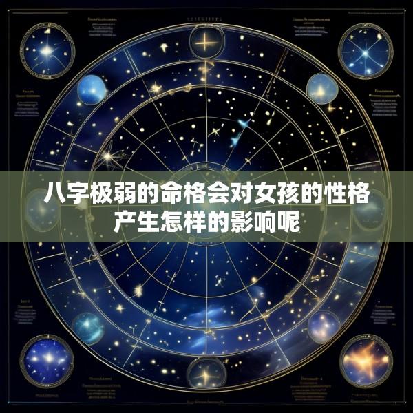 八字极弱的命格会对女孩的性格产生怎样的影响呢