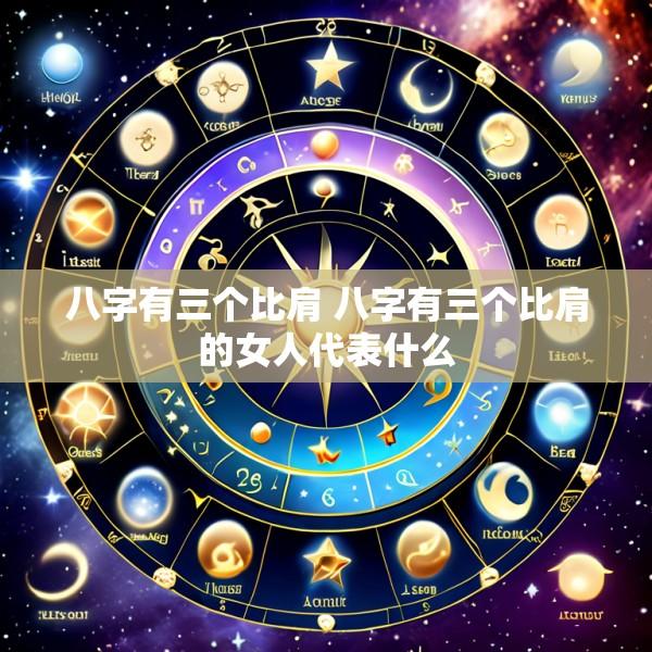 八字有三个比肩 八字有三个比肩的女人代表什么