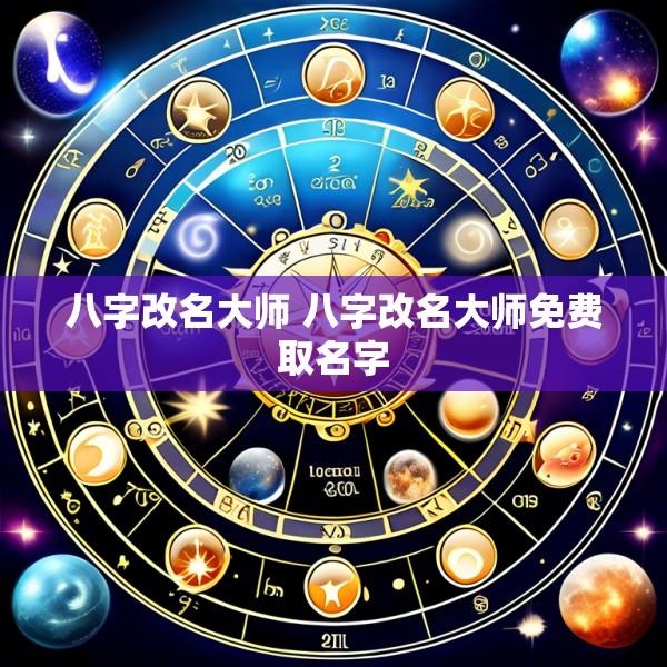 八字改名大师 八字改名大师免费取名字