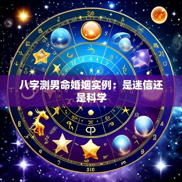 八字测男命婚姻实例：是迷信还是科学