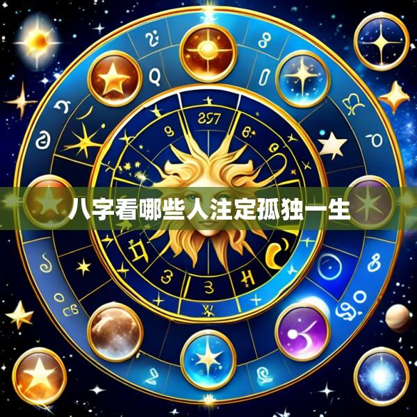 八字看哪些人注定孤独一生