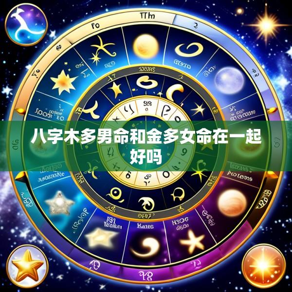八字木多男命和金多女命在一起好吗
