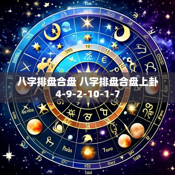 八字排盘合盘 八字排盘合盘上卦4-9-2-10-1-7