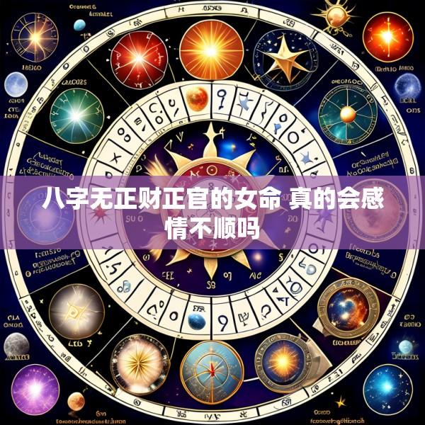 八字无正财正官的女命 真的会感情不顺吗
