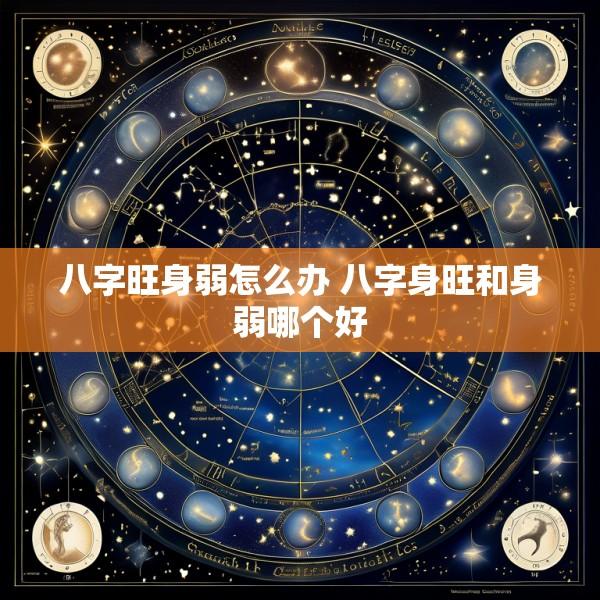 八字旺身弱怎么办 八字身旺和身弱哪个好