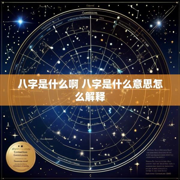 八字是什么啊 八字是什么意思怎么解释