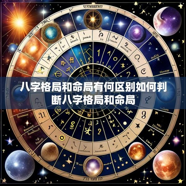 八字格局和命局有何区别如何判断八字格局和命局