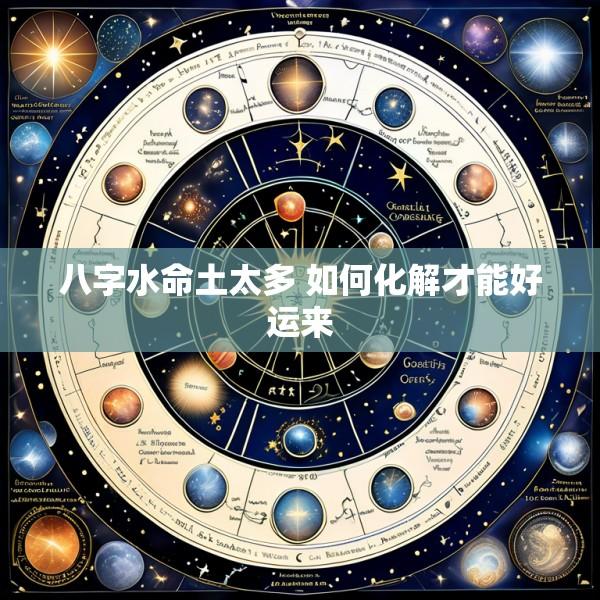 八字水命土太多 如何化解才能好运来