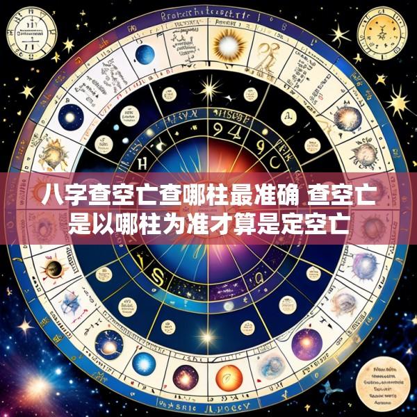 八字查空亡查哪柱最准确 查空亡是以哪柱为准才算是定空亡