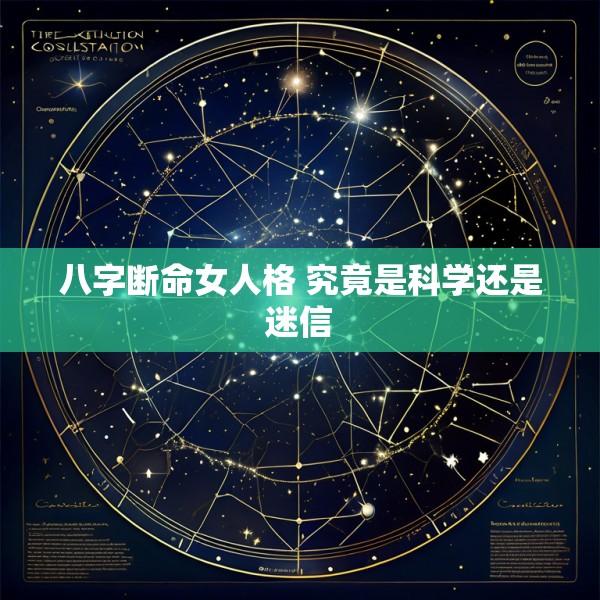 八字断命女人格 究竟是科学还是迷信