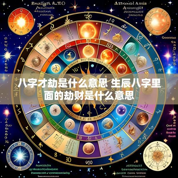 八字才劫是什么意思 生辰八字里面的劫财是什么意思