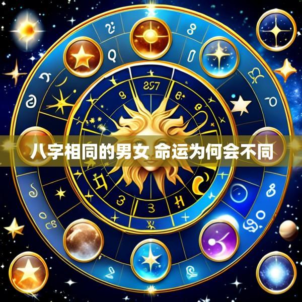 八字相同的男女 命运为何会不同