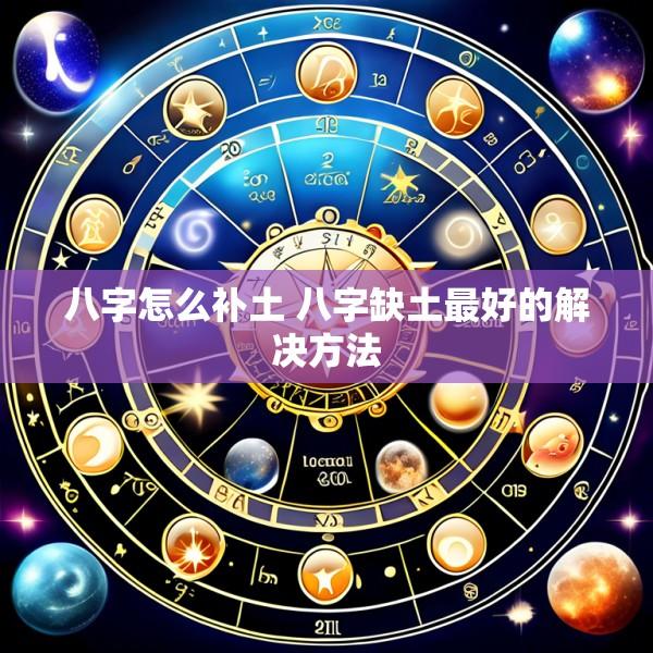 八字怎么补土 八字缺土最好的解决方法
