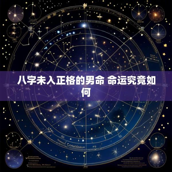 八字未入正格的男命 命运究竟如何