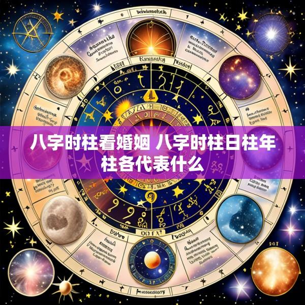 八字时柱看婚姻 八字时柱日柱年柱各代表什么