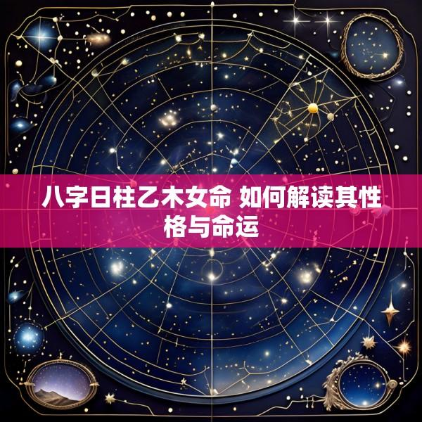 八字日柱乙木女命 如何解读其性格与命运