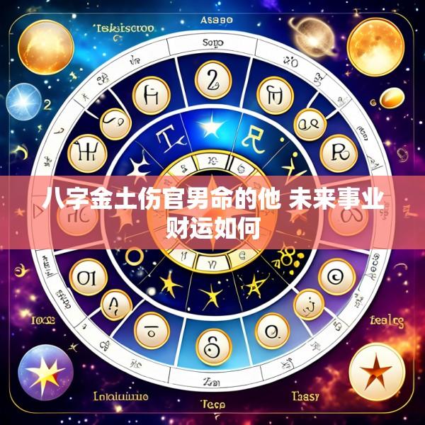八字金土伤官男命的他 未来事业财运如何