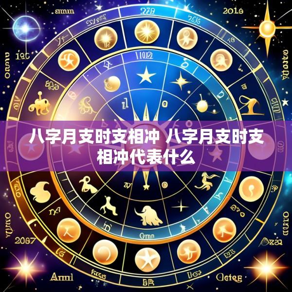 八字月支时支相冲 八字月支时支相冲代表什么