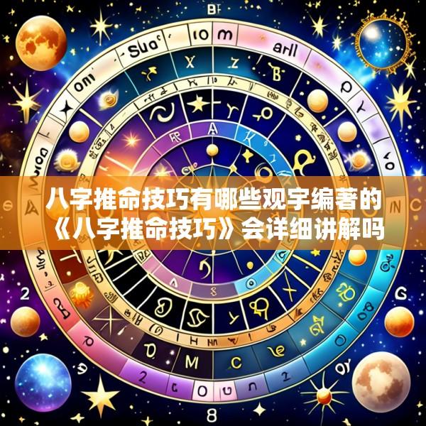 八字推命技巧有哪些观宇编著的《八字推命技巧》会详细讲解吗