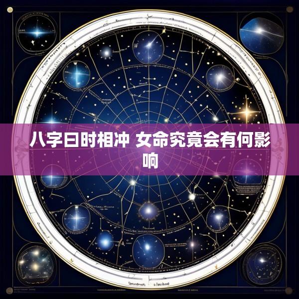 八字曰时相冲 女命究竟会有何影响