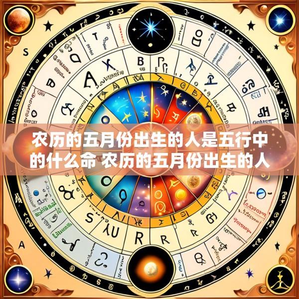 农历的五月份出生的人是五行中的什么命 农历的五月份出生的人是五行中的什么命运