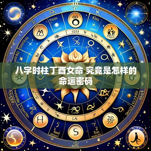 八字时柱丁酉女命 究竟是怎样的命运密码