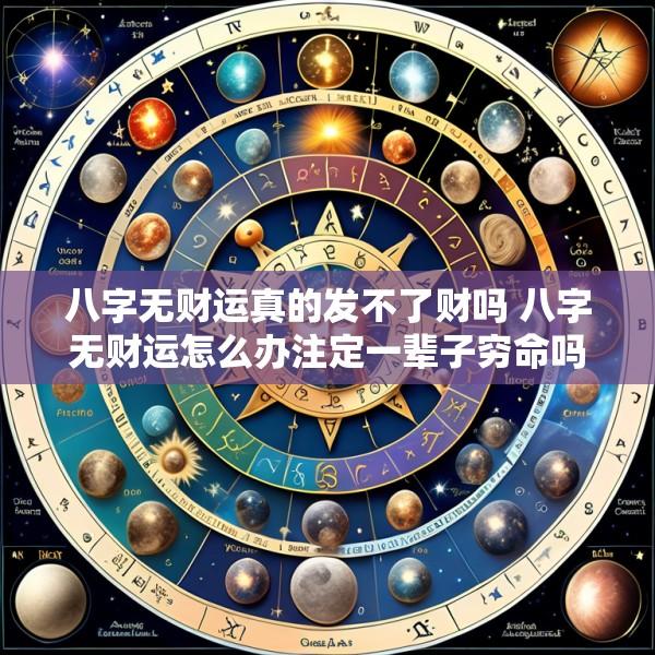 八字无财运真的发不了财吗 八字无财运怎么办注定一辈子穷命吗