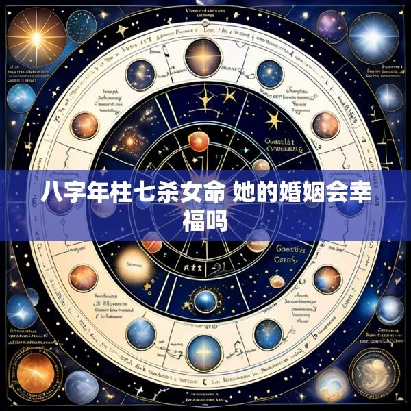 八字年柱七杀女命 她的婚姻会幸福吗