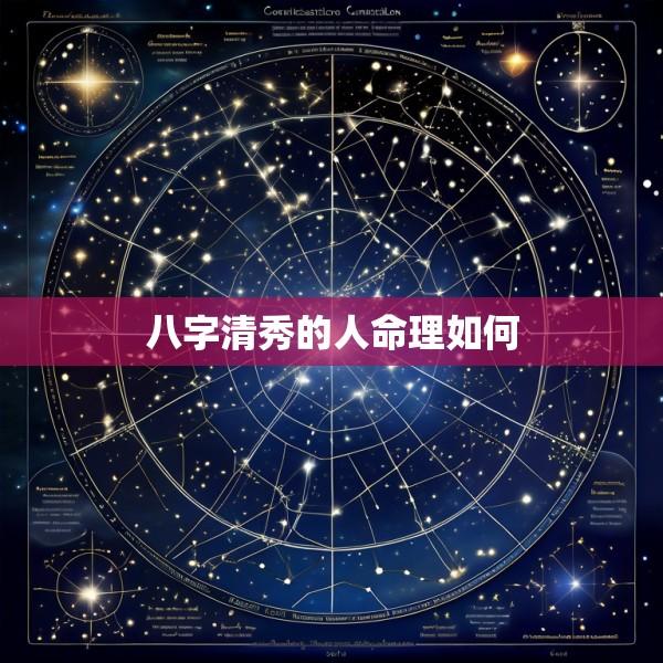 八字清秀的人命理如何