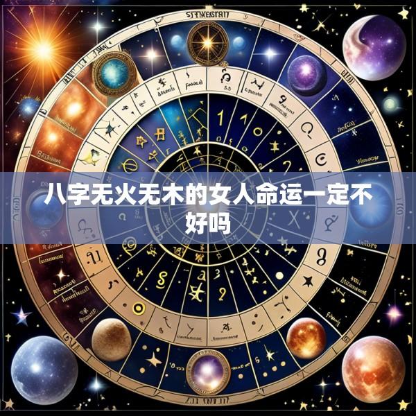 八字无火无木的女人命运一定不好吗